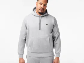 Мужское худи Lacoste классического кроя с флисом