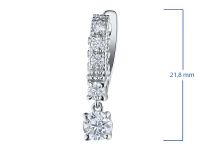Серьги из белого золота с бриллиантами э0901сг03141500