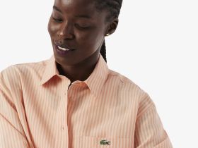 Женская рубашка Lacoste из льна