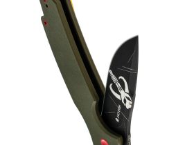Складной нож Mr.Blade Hellcat Mandalorian blackwash, сталь VG-10, рукоять Olive G10