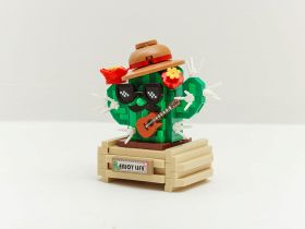 8833_MK Конструктор Кактус-гитарист