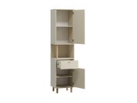 Стеллаж Дикинс 45x190 Светло-бежевый