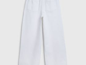 Широкие джинсы для девочек, Бежевый