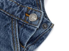 Полукомбинезон джинсовый для маленького мальчика