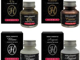 Тушь декоративная Herbin, 30 мл, Серебристый