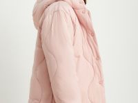 Полупальто утепленное с воротником-стойкой