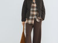 Утеплённая куртка, Коричневый