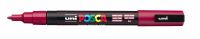 Маркер UNI "POSCA" PC-3M, 0,9-1,3 мм, наконечник пулевидный, №14 цвет темно-красный