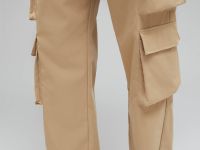 Брюки-карго с эластичным поясом