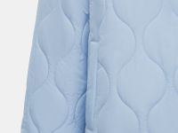 Утепленное пальто А-силуэта с капюшоном