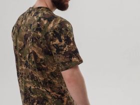 Футболка Remington Green Forest из хлопка для охоты и активного отдыха