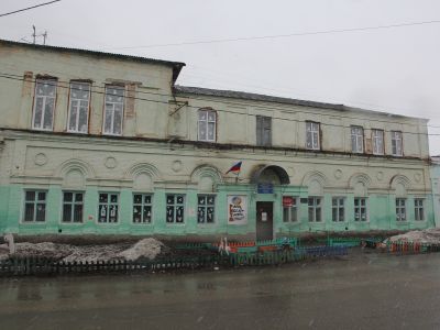 Склады Ф.А.Соснина, часть стены