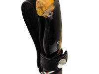 Нож Пират, сталь M390, рукоять кап клена/композит