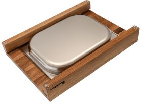 Доска разделочная с гастроемкостью Woodinhome CB004ON, дуб