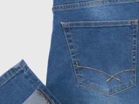 Узкие джинсы, Синий