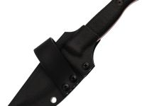 Туристический нож Маус, сталь AUS-10Co, рукоять черный G10, прямые спуски