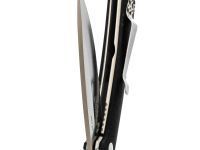 Складной нож Germes D2, черная рукоять