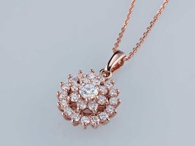 Подвеска из красного золота э0212пд07163600