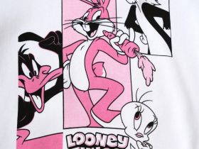 Комплект трикотажный для девочек: фуфайка (футболка), шорты