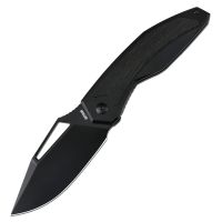 Складной нож Artisan Cutlery Fragarach, сталь S90V, рукоять титан/карбон, черный