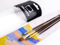 Набор кистей Синтетика Малевичъ "Клод" 4 шт