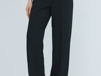 Прямые брюки со стрелками, Черный