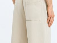 Шорты трикотажные интерлок, Бежевый