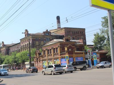 Комплекс построек спиртоочистительного завода (казенный, винный склад)