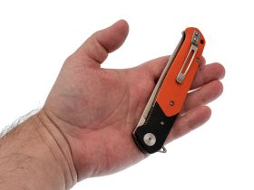 Складной нож VN Pro K663-2, сталь D2, рукоять G10, оранжевый