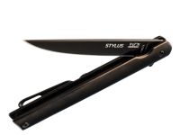 Складной нож Stylus, черный, Viking Nordway