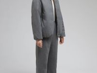 Утепленная куртка с воротником-стойкой