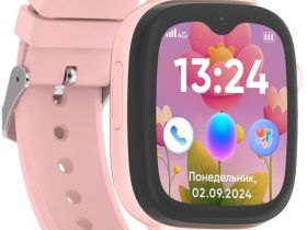 Умные часы Elari KidGram 4G Розовые