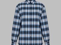 Рубашка из хлопковой фланели в клетку