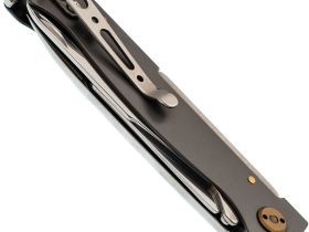 Складной нож Sanrenmu Partner с ножницами, сталь 12C27, рукоять нержавеющая сталь, серый