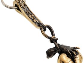 Брелок Сердце, бронза