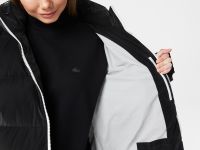 Женское стеганая куртка-пуховик Lacoste с капюшоном