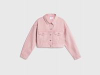 Джинсовая куртка для девочек, Розовый