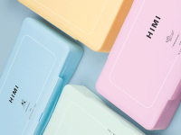 Набор гуаши HIMI 18 цветов, голубой