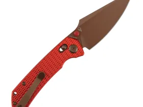 Складной нож Tenable Fenrir, сталь Nitro-V, рукоять алюминий, красный
