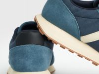 Кроссовки с натуральной замшей, Синий
