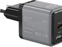 Зарядное устройство Akai CH-6A34 USB/USB-C 45 Вт Серое