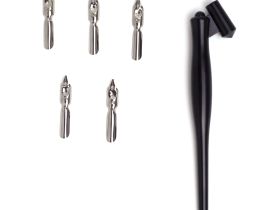 Набор для каллиграфии Малевичъ, 5 перьев с косым держателем