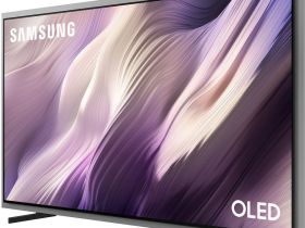 Телевизор Samsung 77" OLED S95H 4K, Процессор NQ4 AI Gen3, Smart ТВ (2026) QE77S95HAEXPY сланцево-черный
