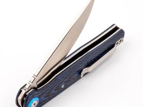 Складной нож Bestech Knives ASCOT, D2, Черно-синий карбон
