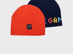 Шапка детская трикотажная для мальчиков, 2 шт в комплекте