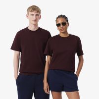 Базовая унисекс футболка свободного кроя Lacoste
