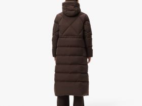 Женская парка Lacoste с капюшоном