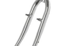 Жесткая стальная вилка ACME 28&quot; для гибридных велосипедов шток 1&quot; резьбовая (серебристый 240 мм 1&quot; для ободных тормозов)