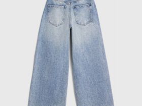 Джинсы Loose для девочек, Голубой