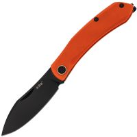 Складной нож Sanrenmu 7315-GJ, сталь 12С27, рукоять G10, оранжевый